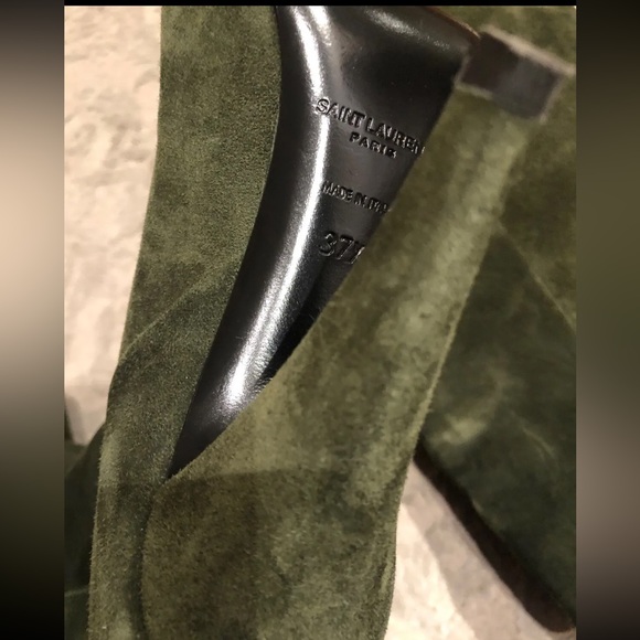 SOLD OUT Saint Laurent Nikki Boots 37.5 💚 - Picture 5 of 7